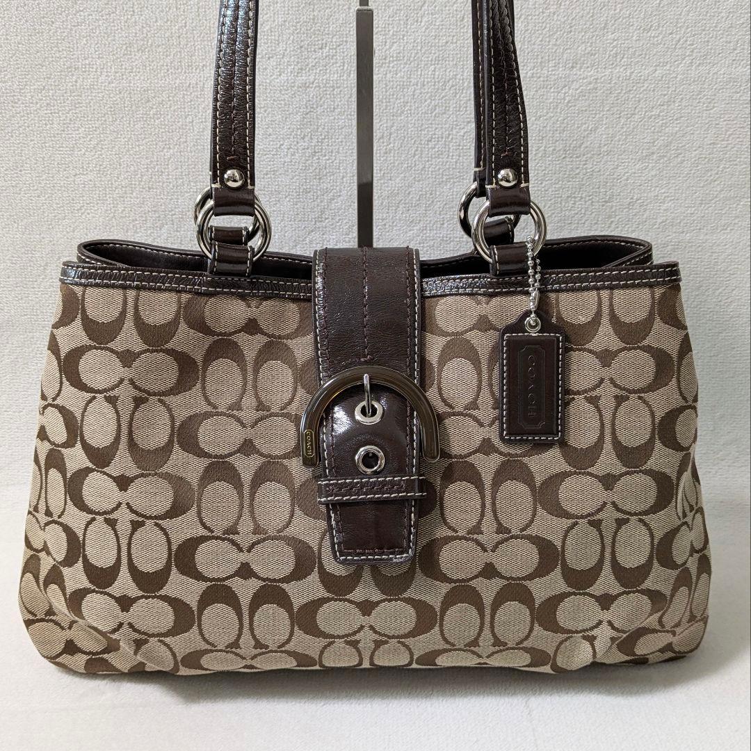 コーチ トートバッグ ソーホー シグネチャー柄 COACH SOHO