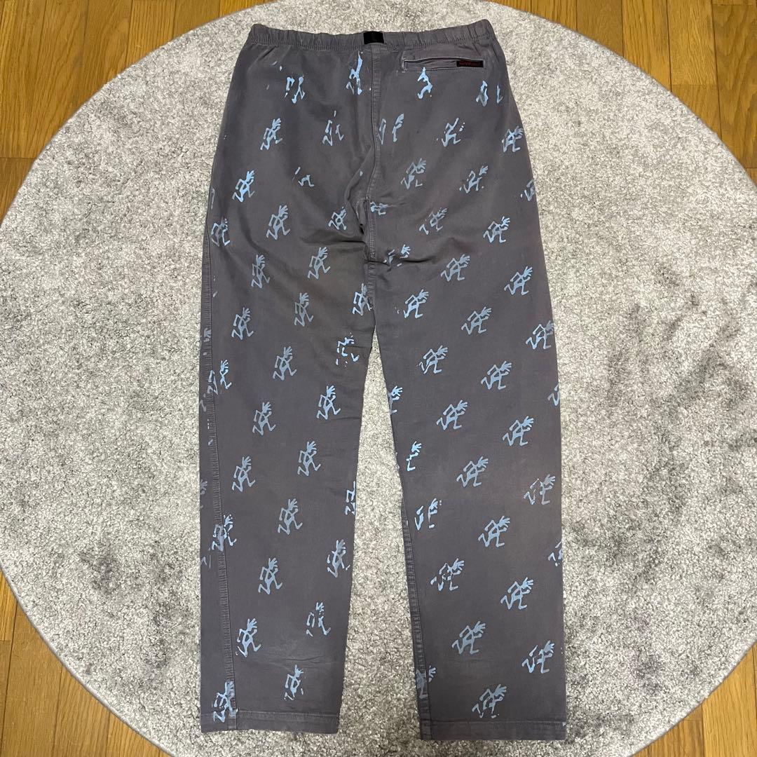 Gramicci 90s クライミングパンツ USA製 総柄 Gロゴ 初期 希少