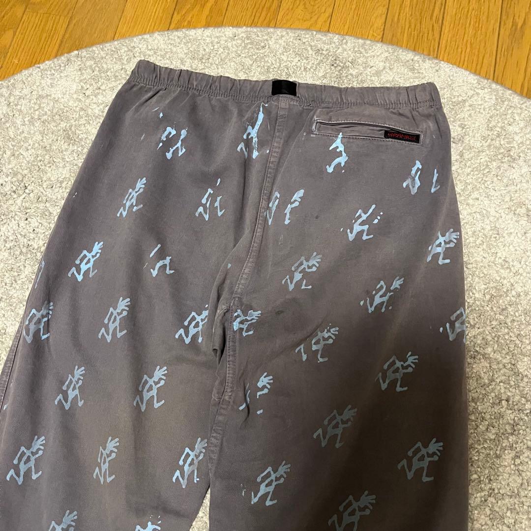 Gramicci 90s クライミングパンツ USA製 総柄 Gロゴ 初期 希少