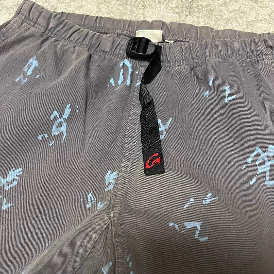 Gramicci 90s クライミングパンツ USA製 総柄 Gロゴ 初期 希少