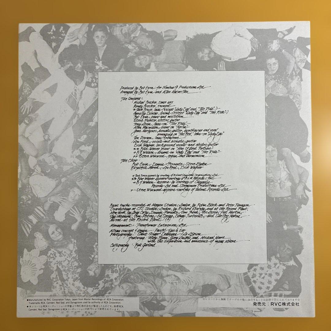 ベルリン/ルー・リード　国内盤レコード 別解説・歌詞カード付き1974年