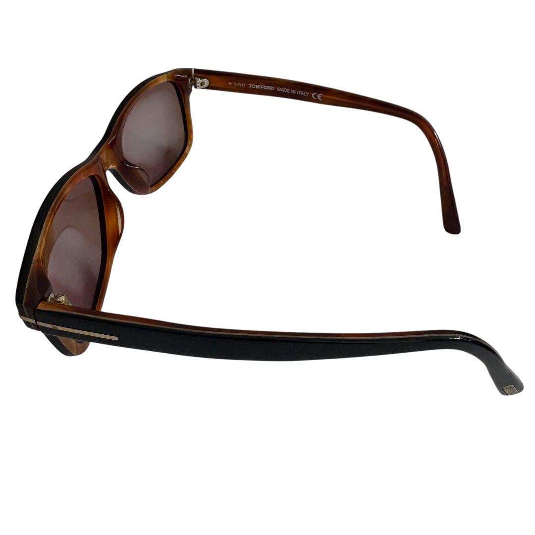 TOM FORD TF5223 サングラス 男女兼用 Tバー 黒×茶