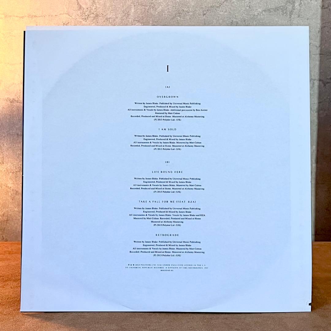 【USオリジナル】James Blake 『Overgrown』 レコード LP