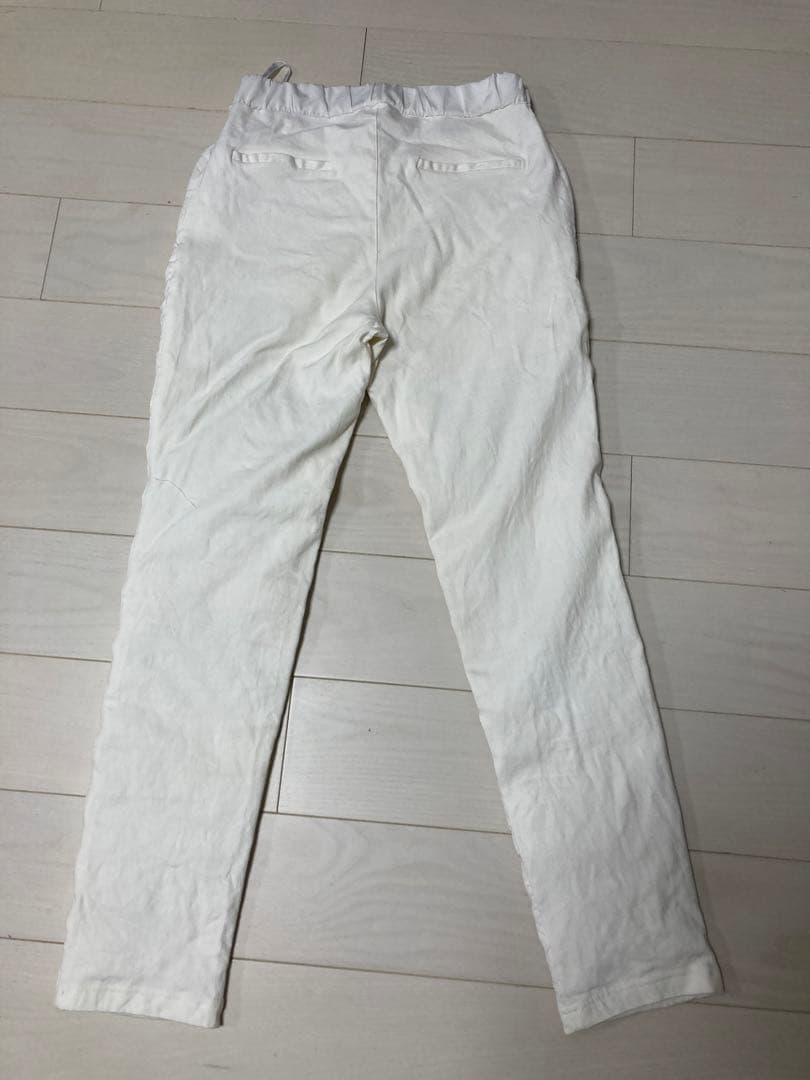 ホワイト キルティング\"ダウン80%\"パンツ レディース