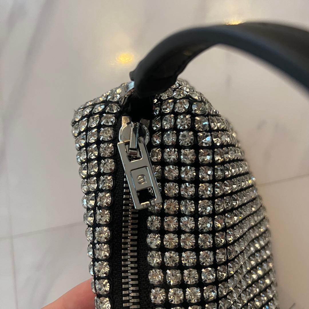 【美品】Alexander Wang Wangloc ラインストーン ク バッグ