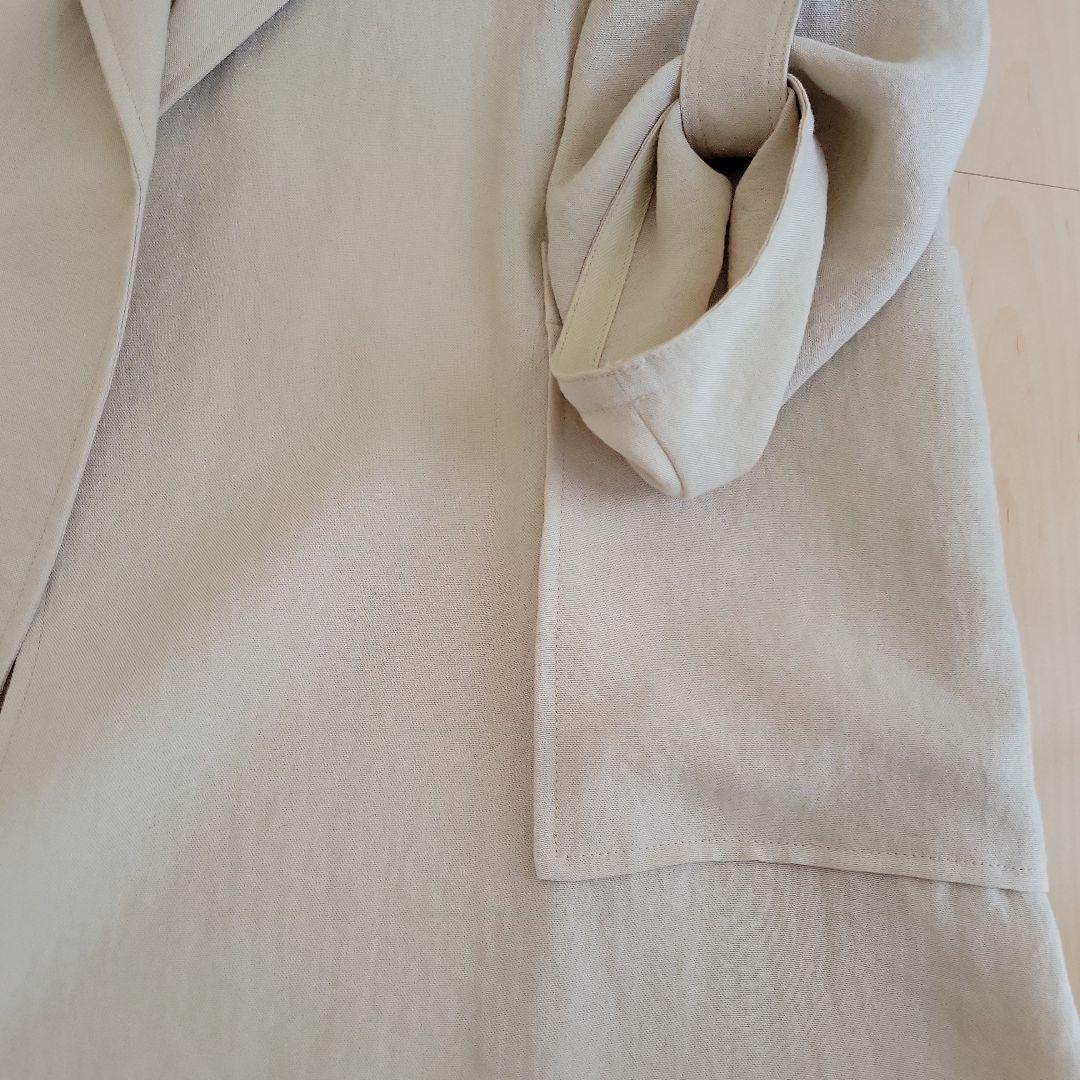 Spick and Span　ビッグカラーガウンコート 【2023SS】