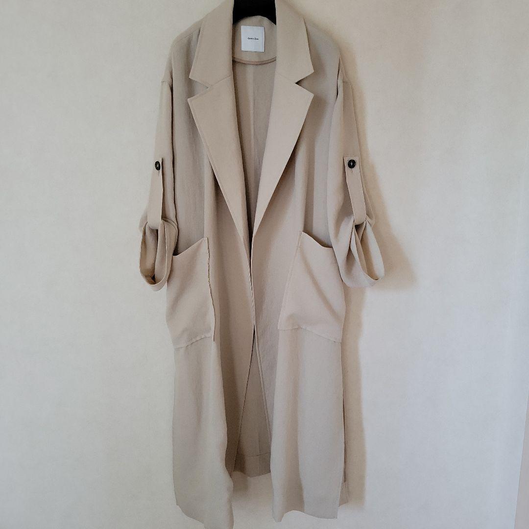 Spick and Span　ビッグカラーガウンコート 【2023SS】