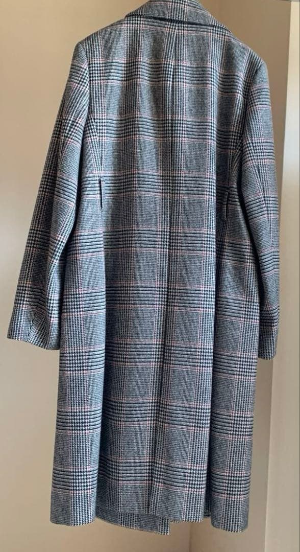 専用です 23区　極美品　グレンチェックウールコート38