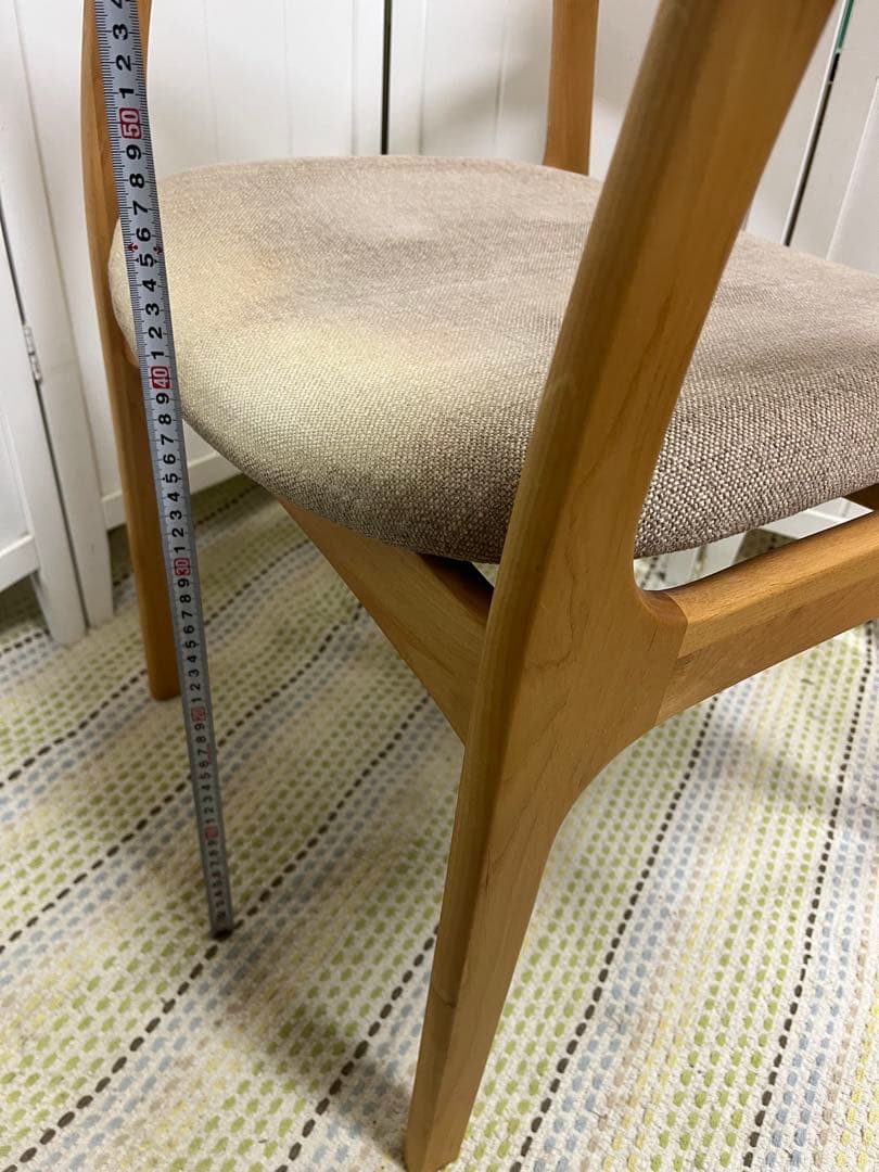 送料込み！モモナチュラル　ダイニングチェア　アームチェア　　北欧風　② MOMO