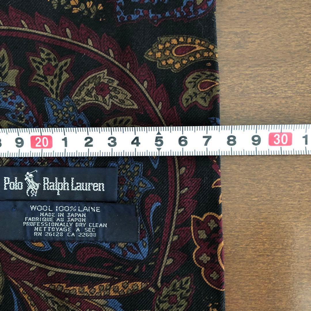 Polo Ralph Lauren ウール　ストール　ペイズリー　ラルフローレン