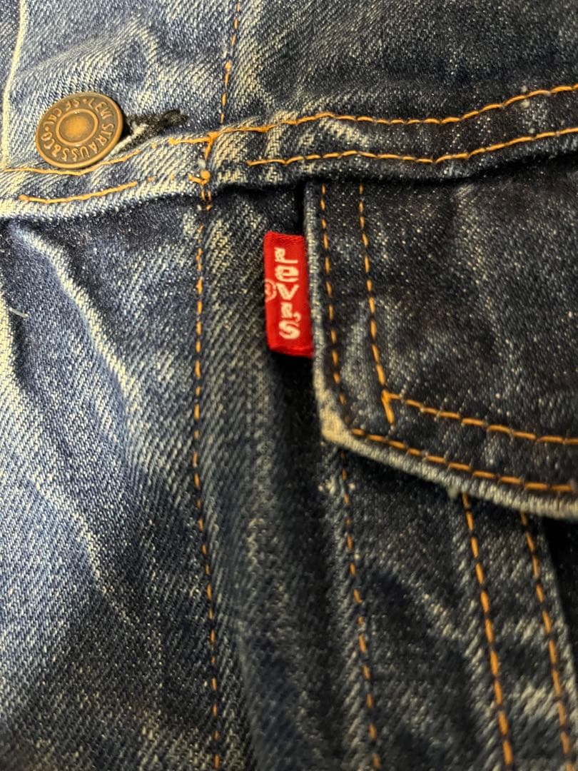 h*1様 Levi’s 70505 4th デニムジャケットボタン裏刻印525（
