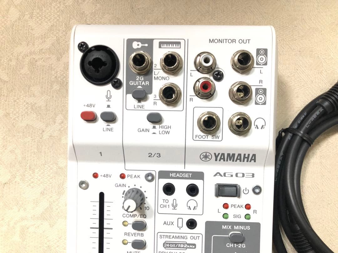 YAMAHA AG03 mk2 ミキサー ヤマハ