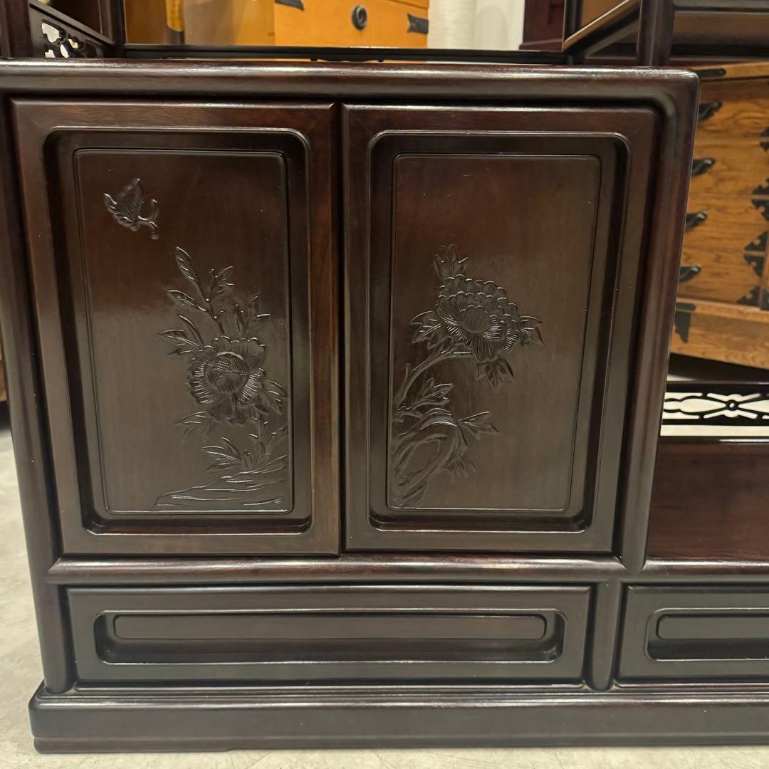 茶棚 茶箪笥 唐木家具 和風ヴィンテージ