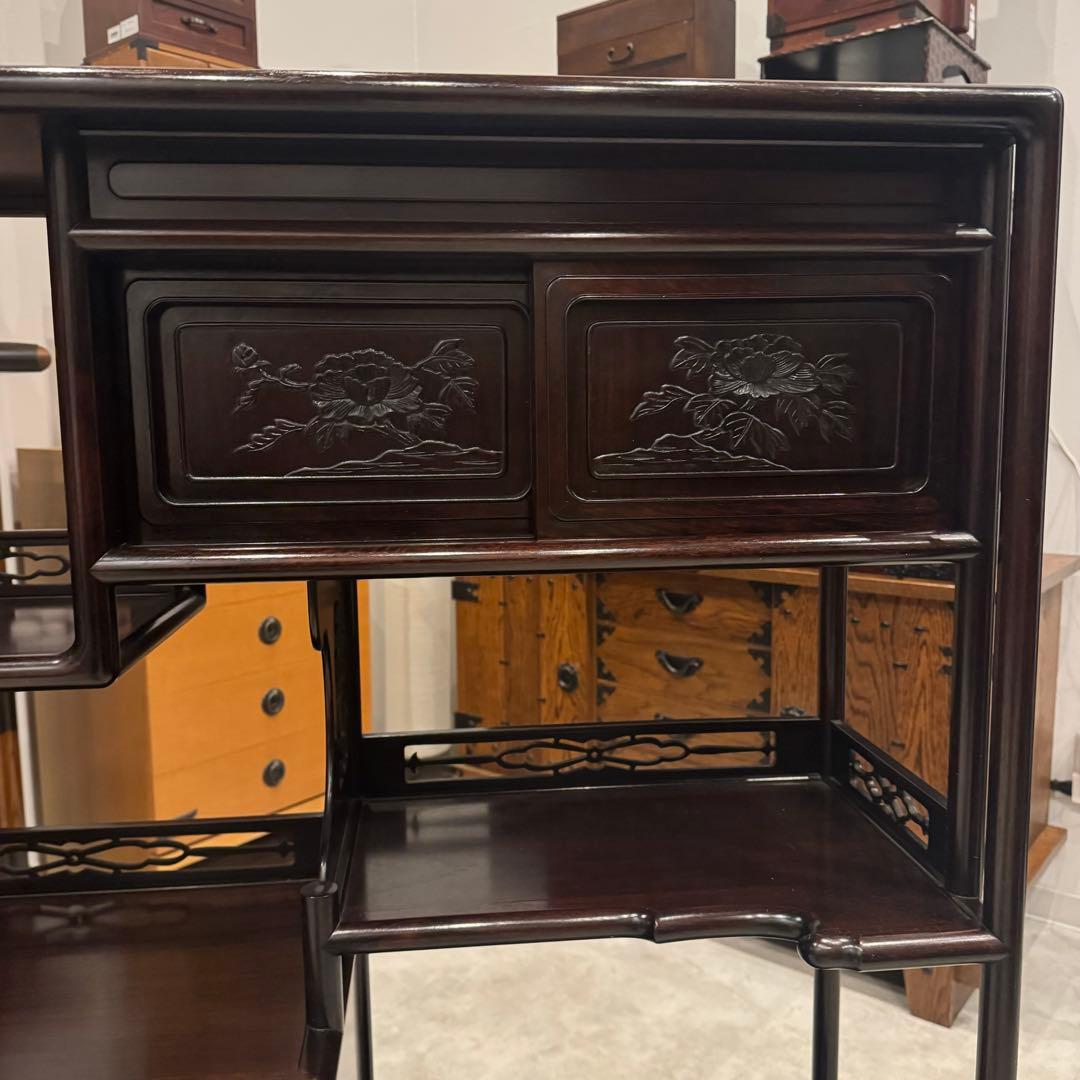 茶棚 茶箪笥 唐木家具 和風ヴィンテージ