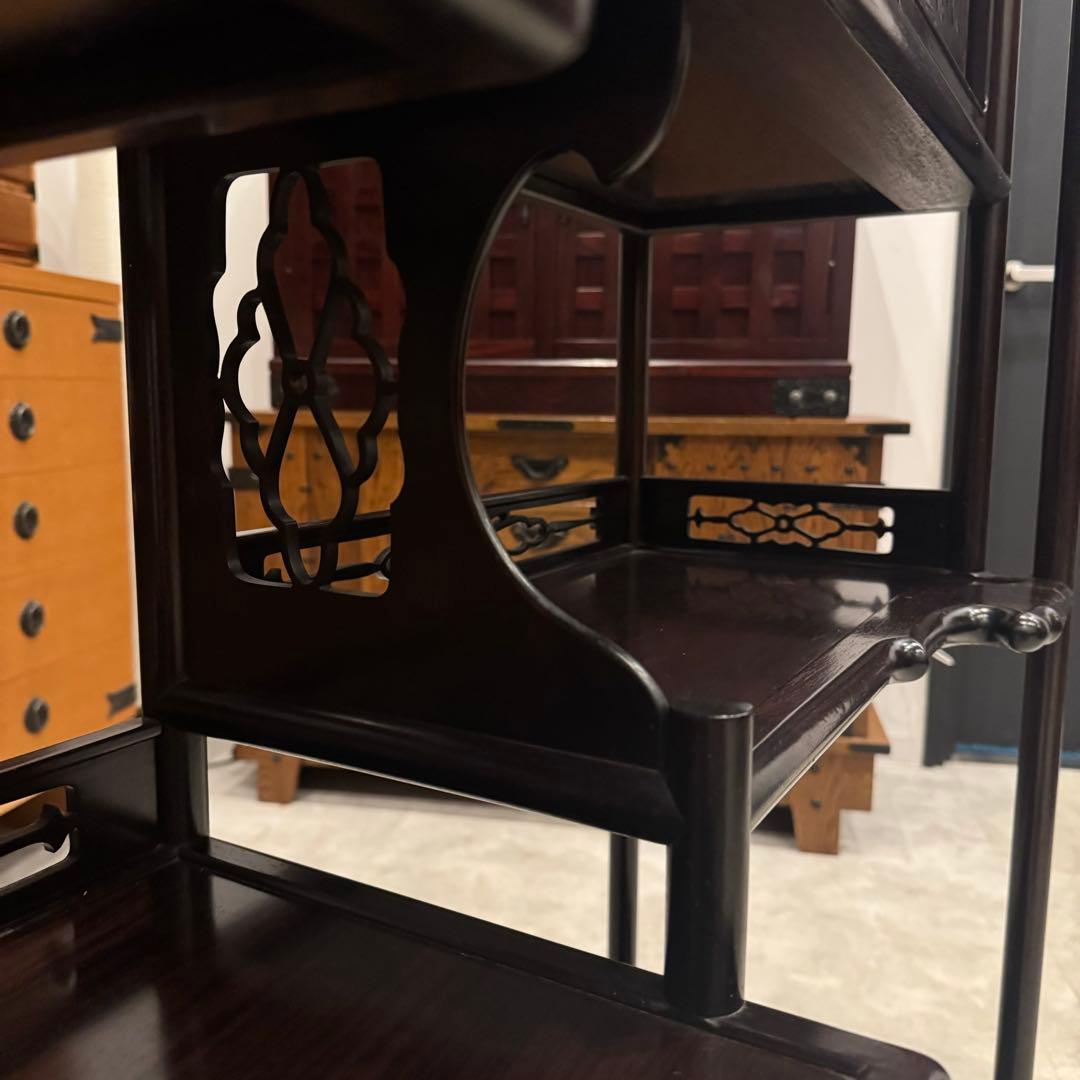 茶棚 茶箪笥 唐木家具 和風ヴィンテージ