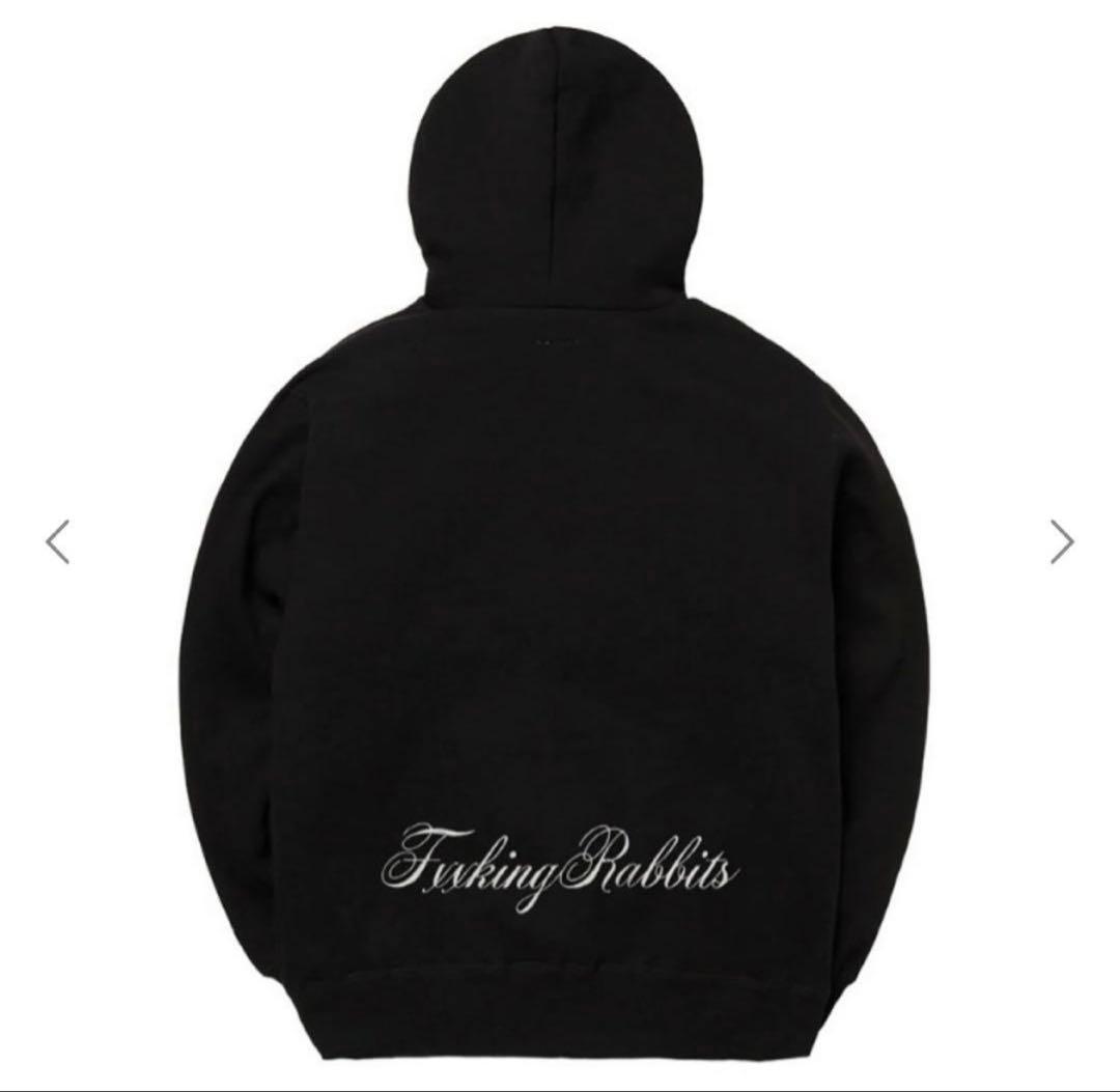 FR2 梅　ラインストーンロゴフーディ パーカー ピンク