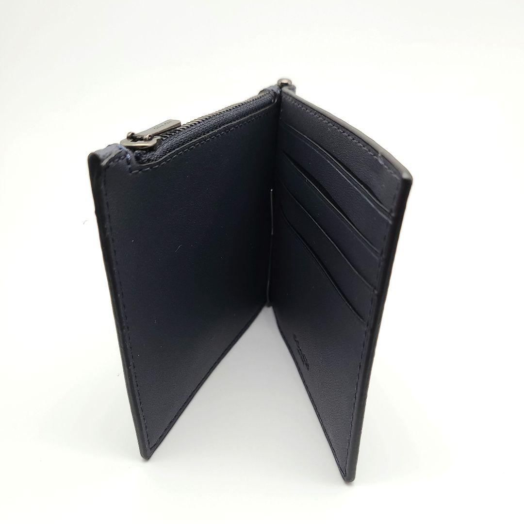 COACH マネークリップ 新品 チャコール デニム 新作 メンズ