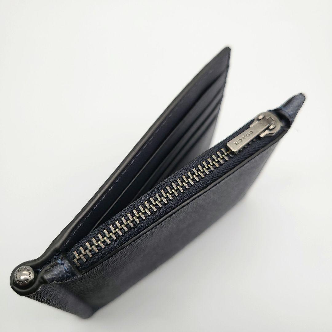 COACH マネークリップ 新品 チャコール デニム 新作 メンズ