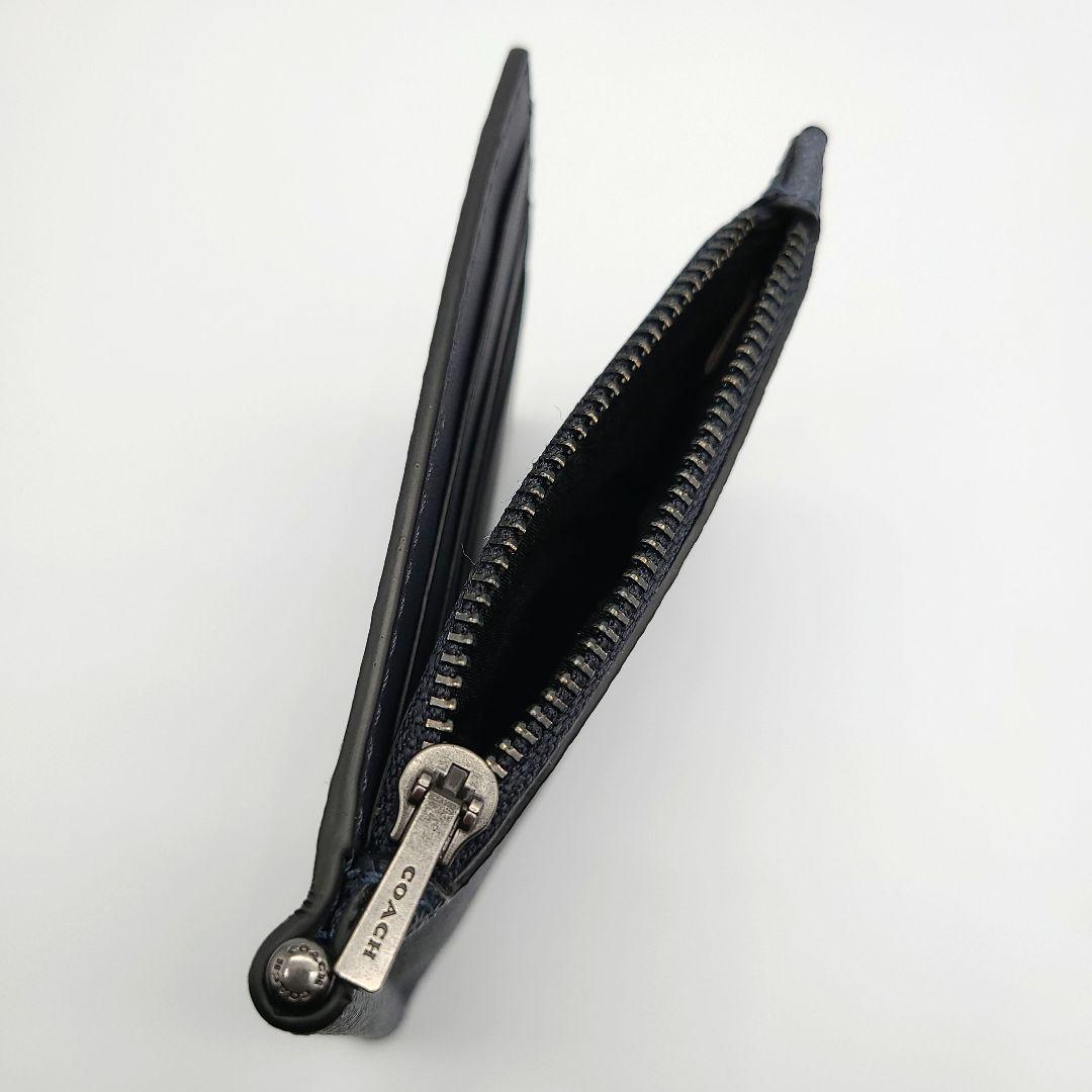 COACH マネークリップ 新品 チャコール デニム 新作 メンズ