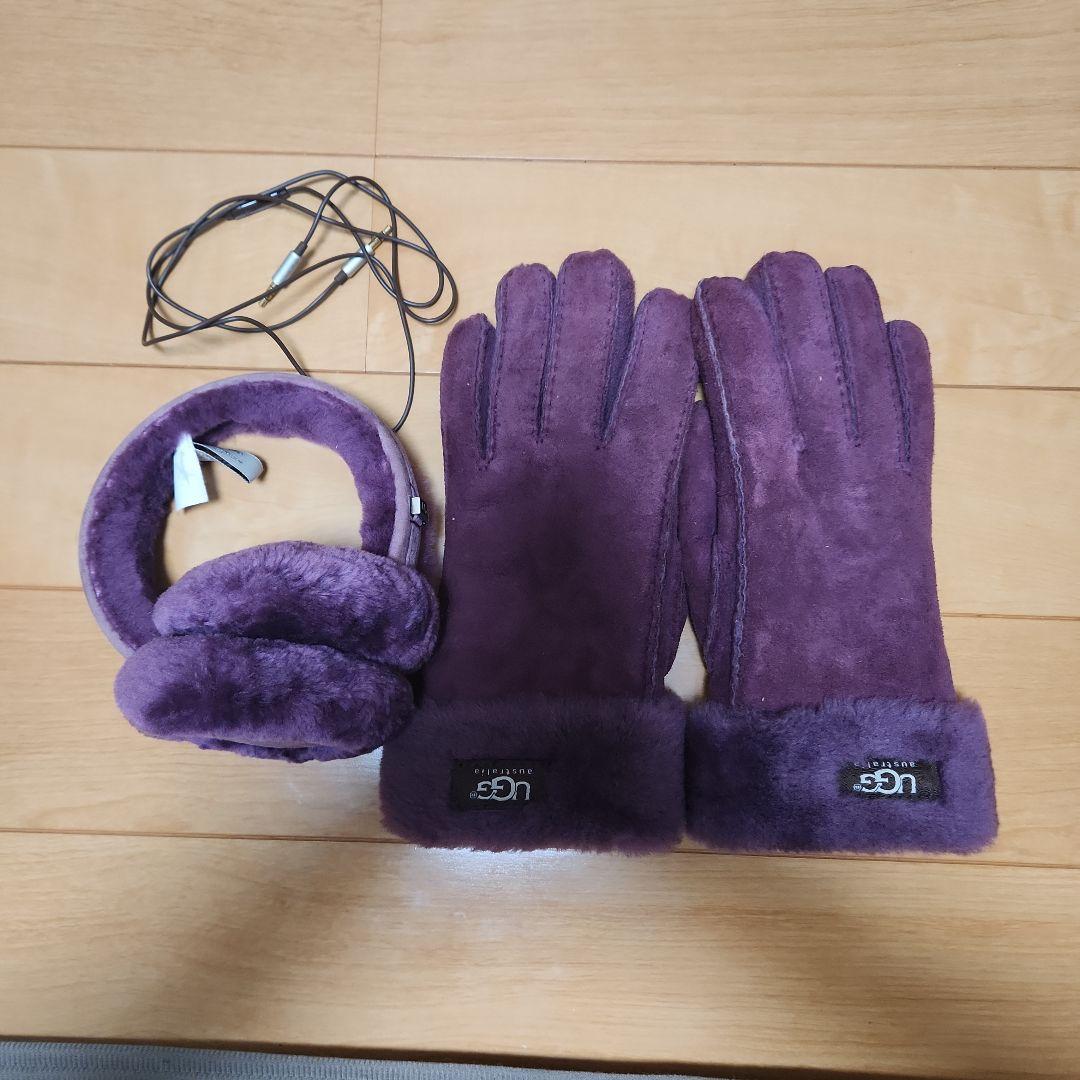 UGG　イヤーマフ　グローブ　セット