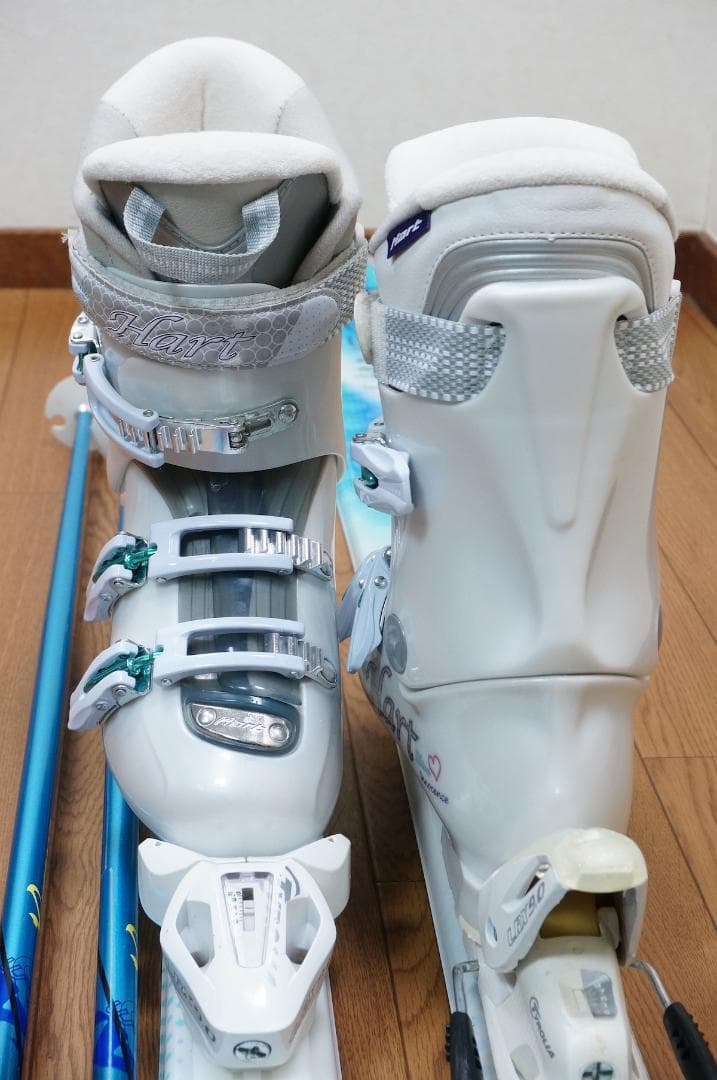 メンテ済 155cm 靴25.5cm HANSON レディース スキーセット