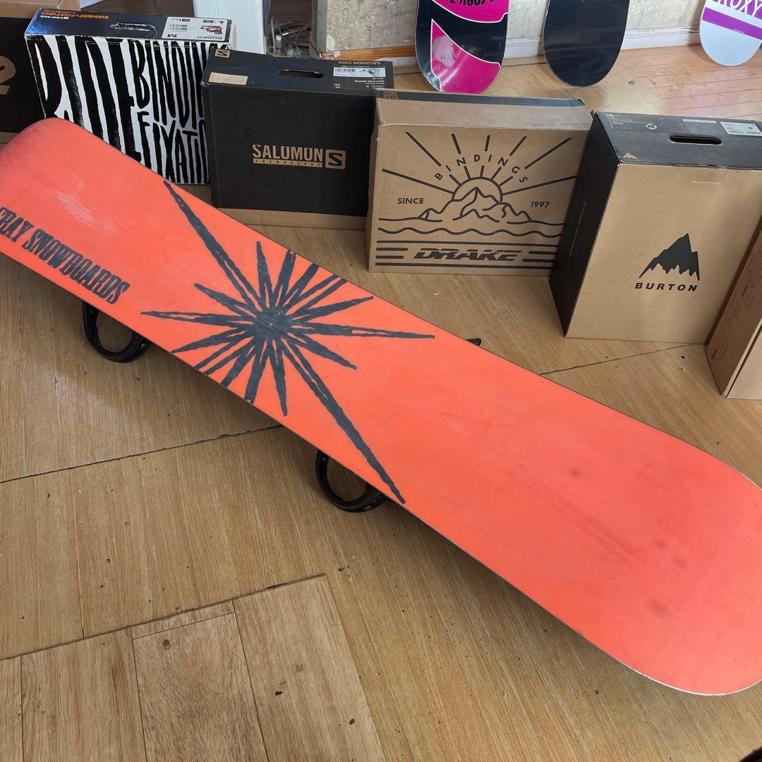 GLAY×FLUX　良質国産スノーボードセットOGASAKA製　バイン付