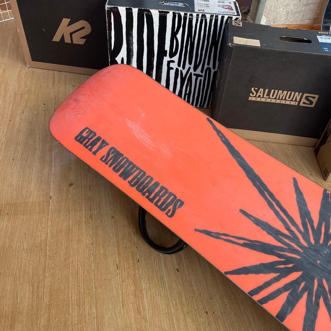 GLAY×FLUX　良質国産スノーボードセットOGASAKA製　バイン付