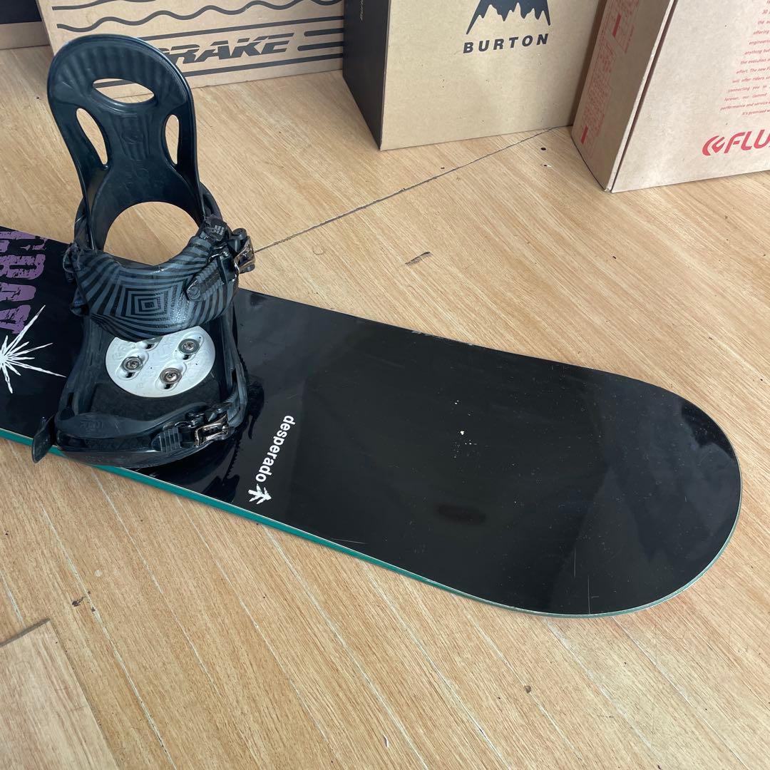 GLAY×FLUX　良質国産スノーボードセットOGASAKA製　バイン付