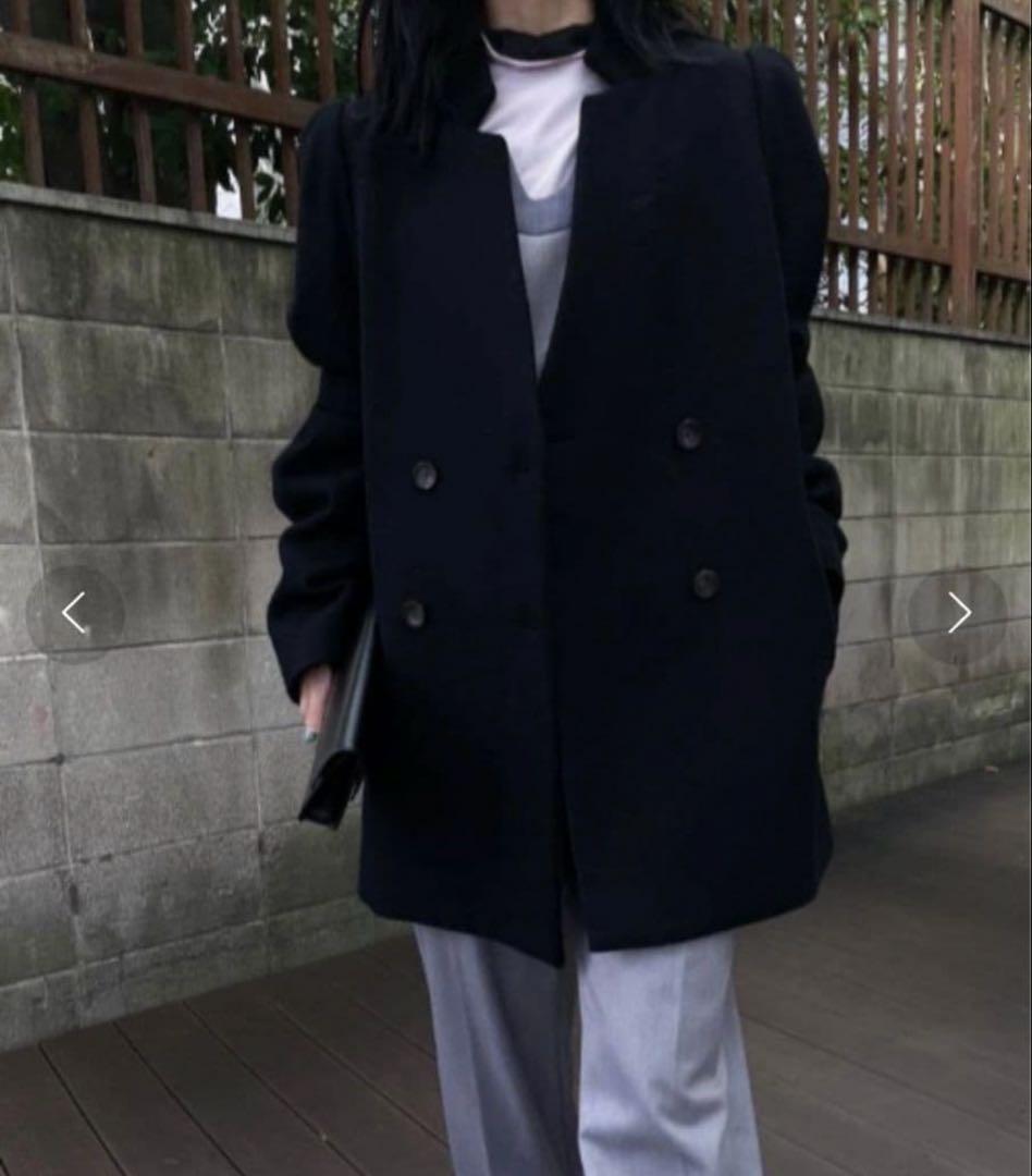 Ameri　PUFF SLEEVE WOOL JACKET