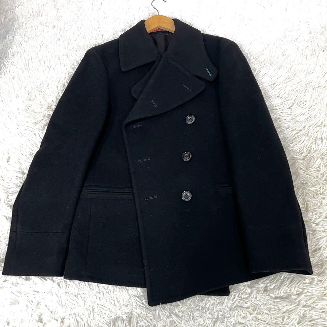 良品✨ポールスミス✨Paul Smith 羊毛100% Pコート 黒 Lサイズ