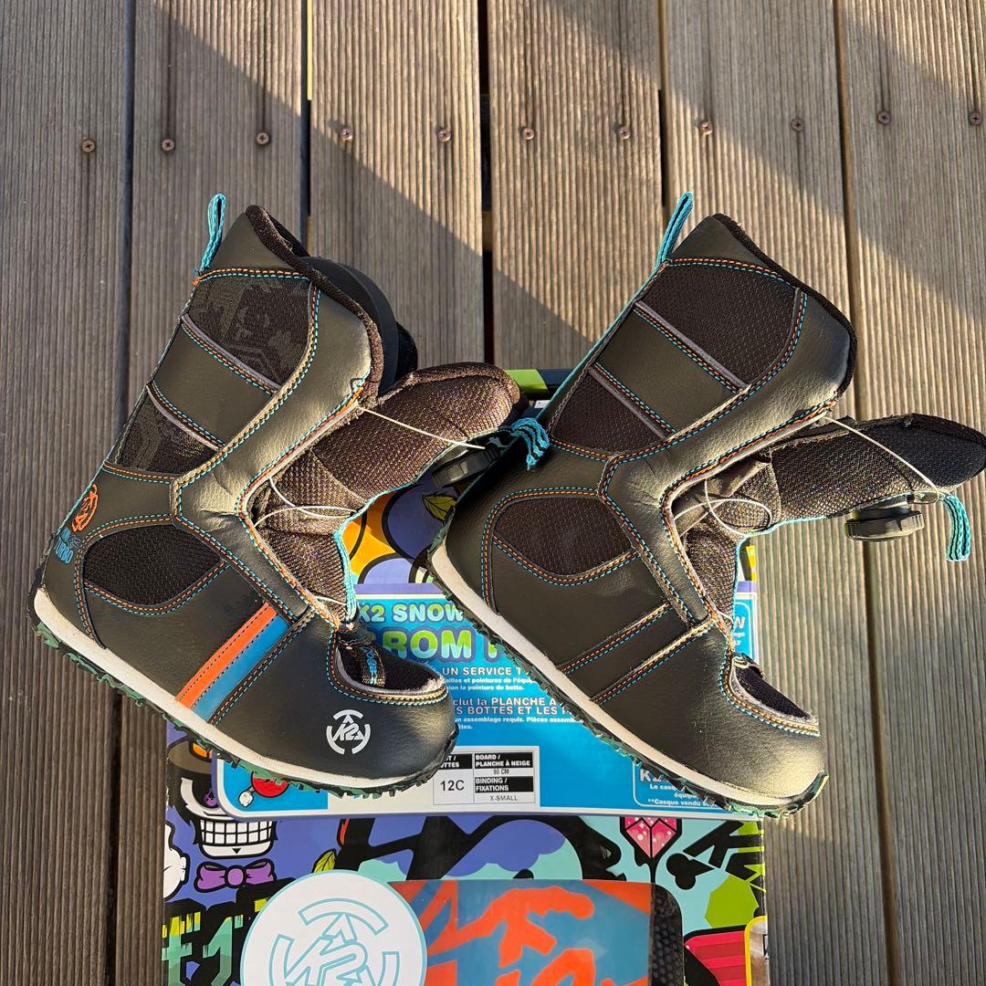 K2 Mini Turbo スノーボード 90cm 子供　ブーツ