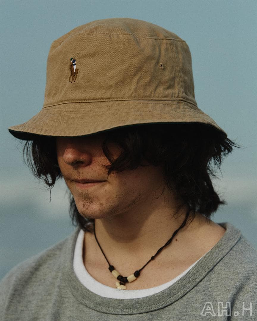 PoloRalphLauren beams別注 バケットハット カーキグリーン