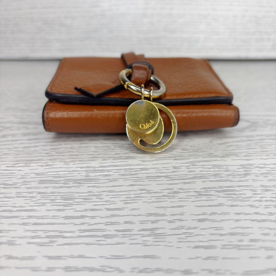 美品　Chloe クロエ　財布　三つ折り　コンパクトウォレット　S8938