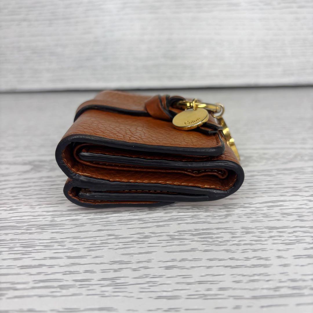 美品　Chloe クロエ　財布　三つ折り　コンパクトウォレット　S8938