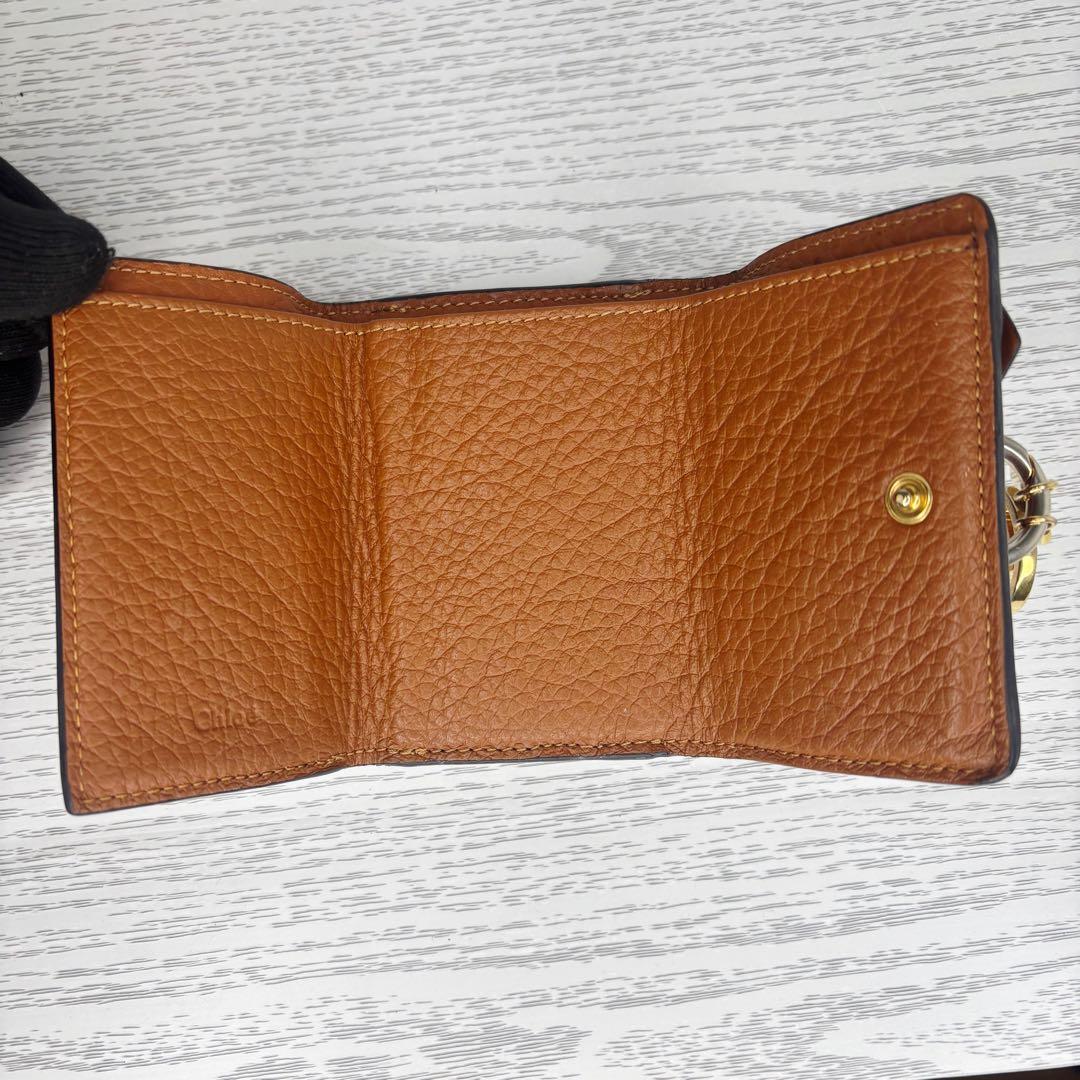 美品　Chloe クロエ　財布　三つ折り　コンパクトウォレット　S8938