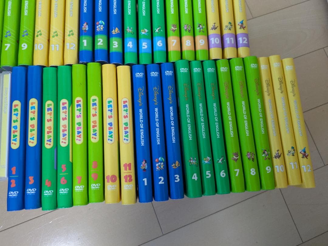 ディズニー　world of English DVDセット