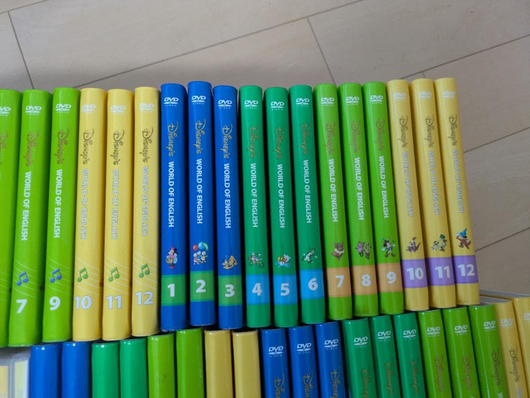 ディズニー　world of English DVDセット
