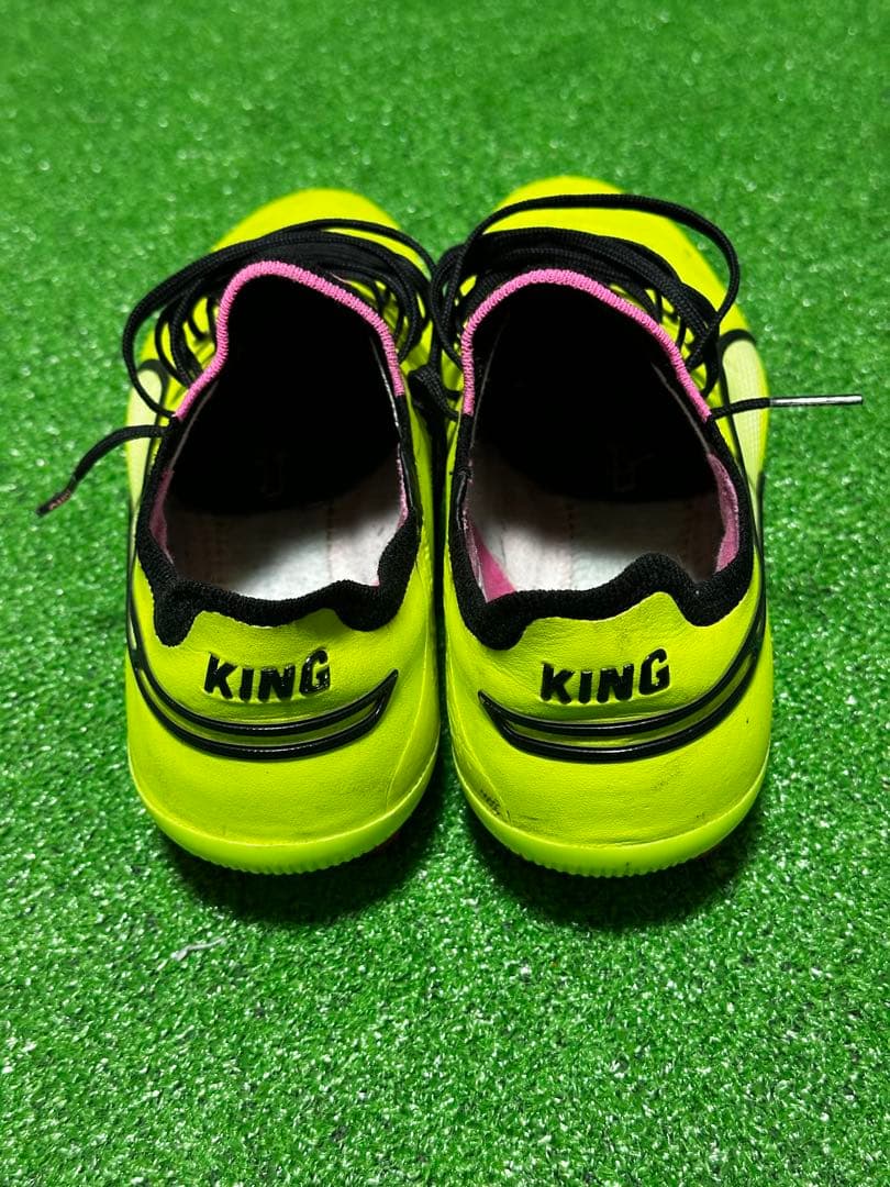PUMA KING HG/AG サッカースパイク 黄黒 使用感有