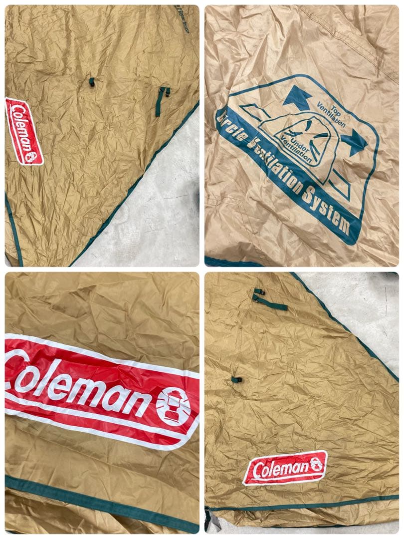 美品　Coleman(コールマン) タフスクリーン2ルームハウス マットセット