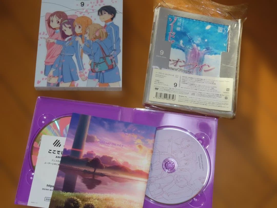 美品 アニメDVD[全9巻セット]ソードアート・オンラインⅡ 1~9