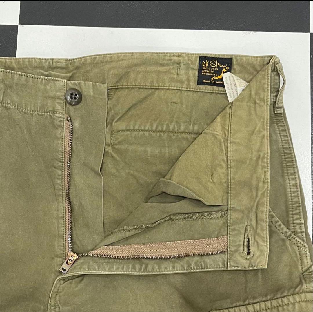 orslow スリム ジャングル ファティーグ カーゴ パンツ 3 L