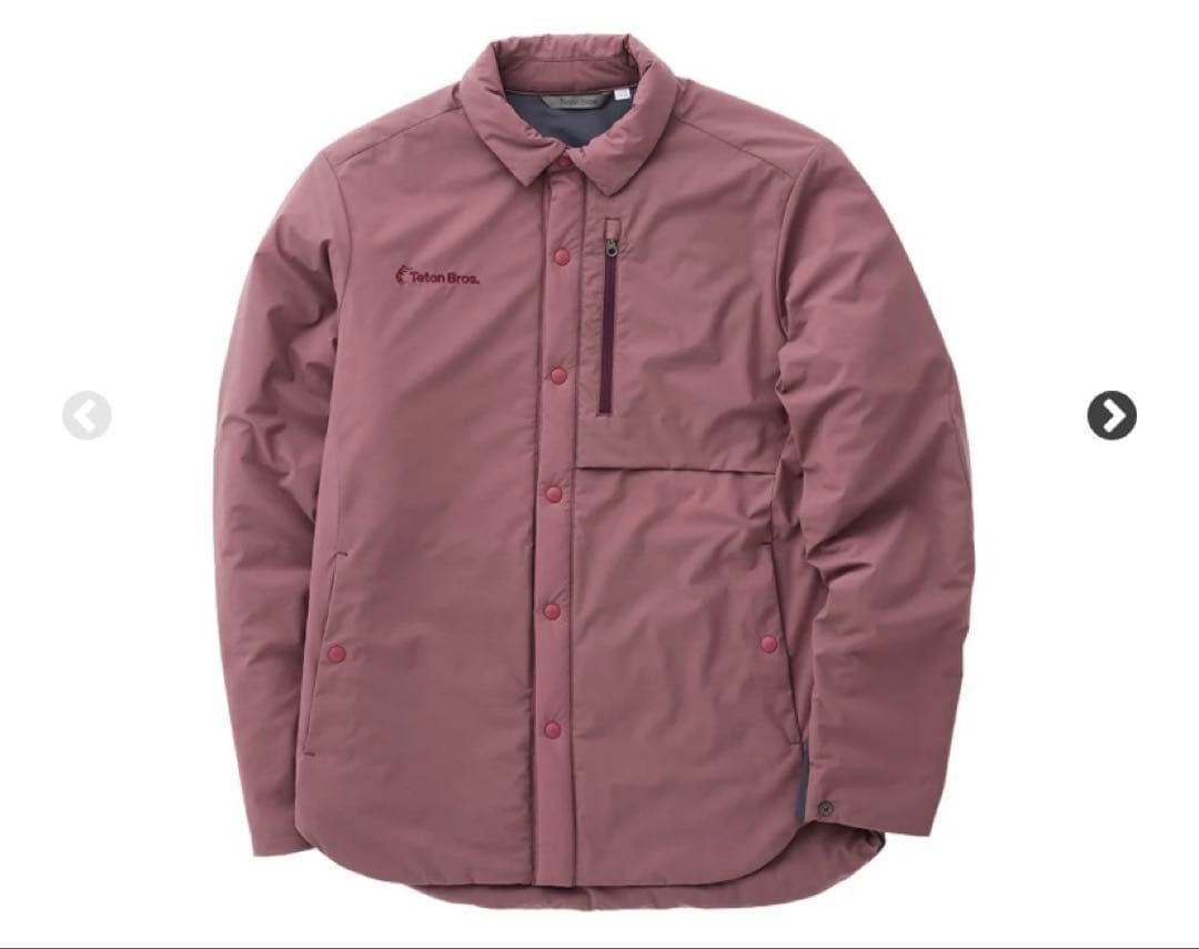 〈Teton Bros〉中綿入りワークシャツ　Sサイズ