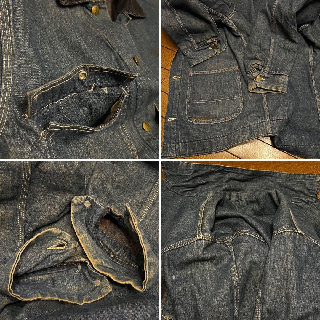 ヒ*ロ様 80sSEARSシアーズ ビンテージ50sデニム カバーオール ジャケ