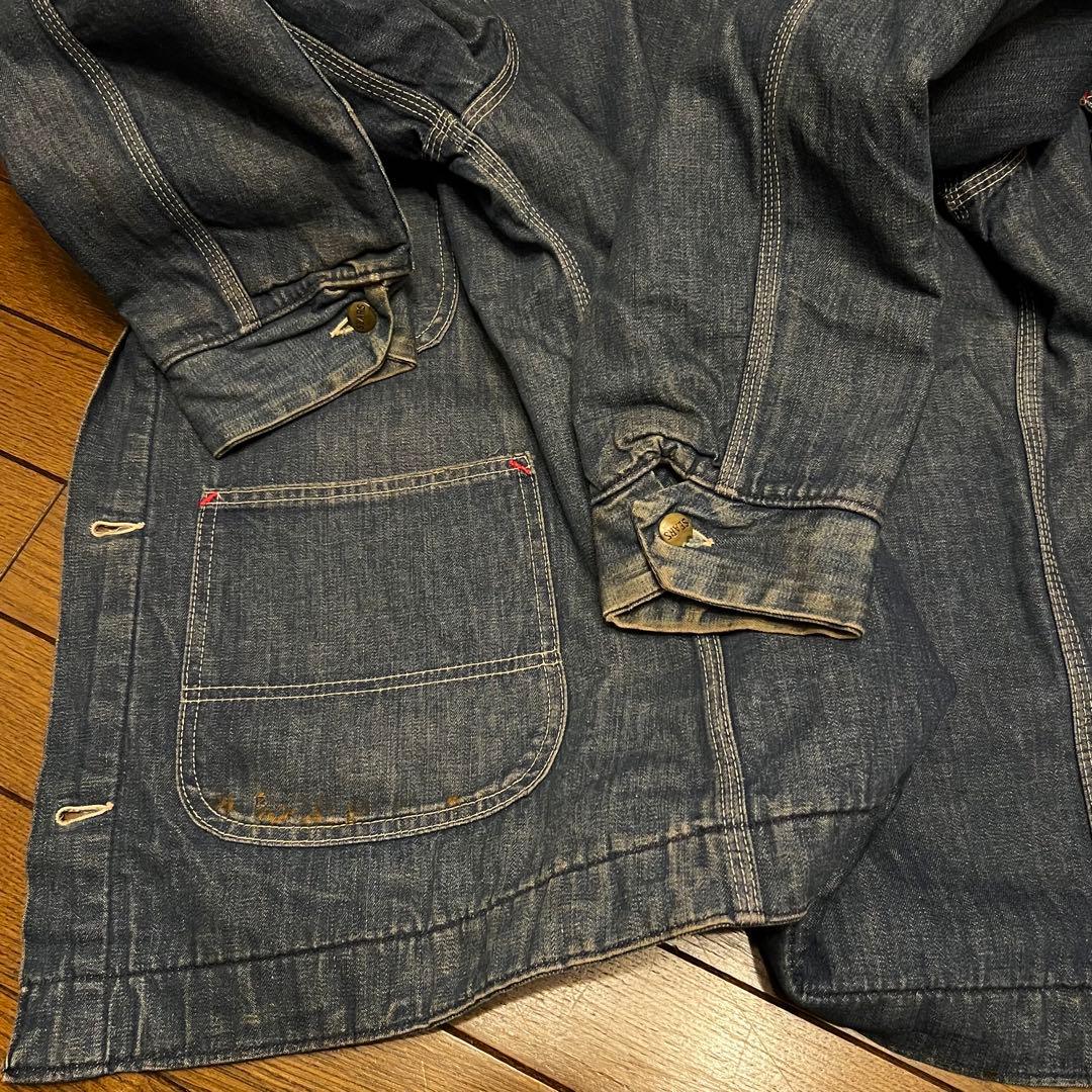 ヒ*ロ様 80sSEARSシアーズ ビンテージ50sデニム カバーオール ジャケ