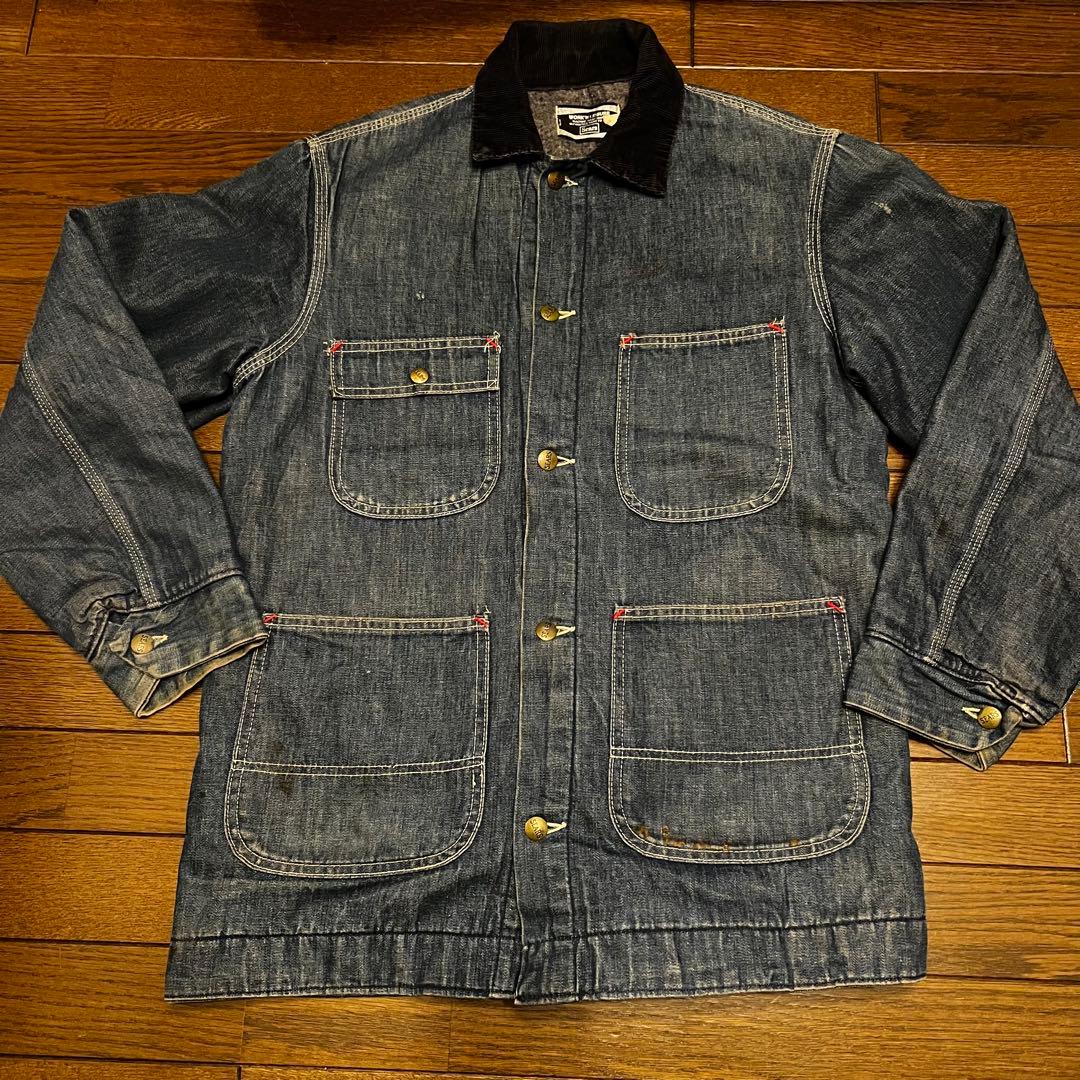 ヒ*ロ様 80sSEARSシアーズ ビンテージ50sデニム カバーオール ジャケ
