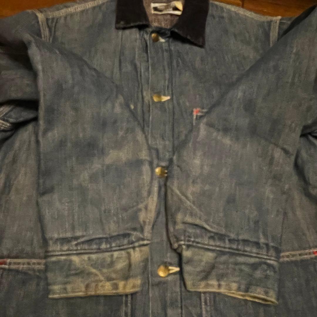 ヒ*ロ様 80sSEARSシアーズ ビンテージ50sデニム カバーオール ジャケ