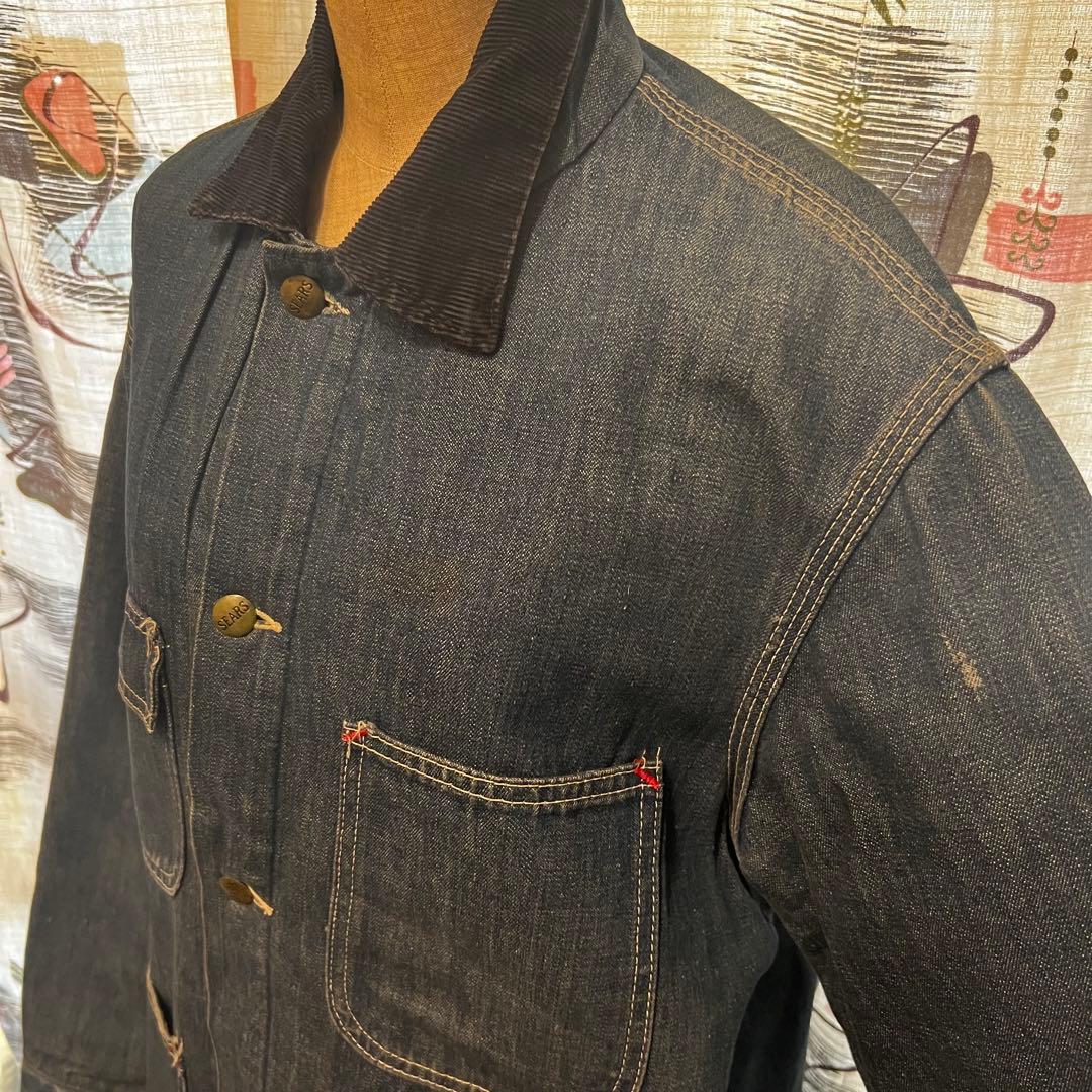 ヒ*ロ様 80sSEARSシアーズ ビンテージ50sデニム カバーオール ジャケ