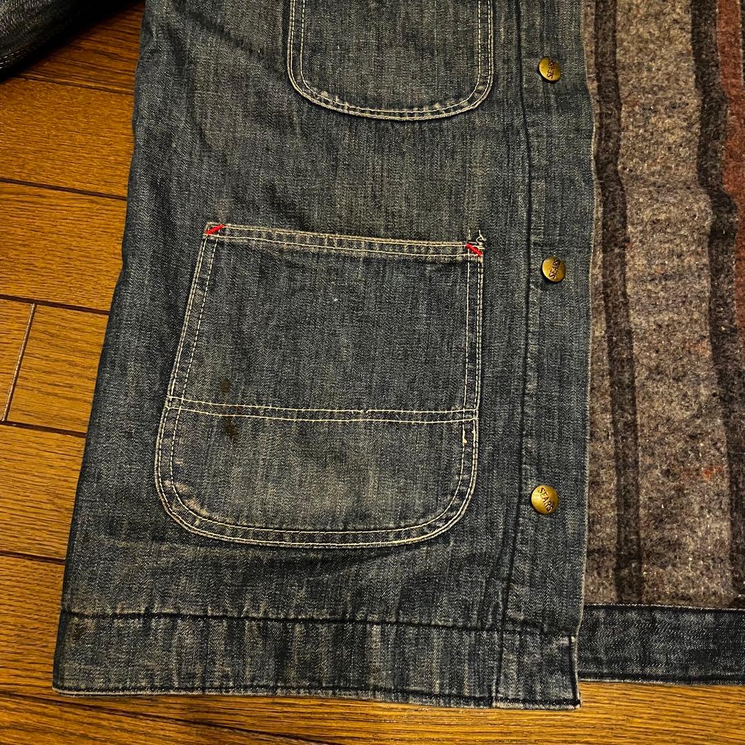 ヒ*ロ様 80sSEARSシアーズ ビンテージ50sデニム カバーオール ジャケ