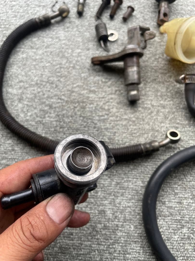 Z400GP 純正リアブレーキマスター 他部品 プチオーバーホール