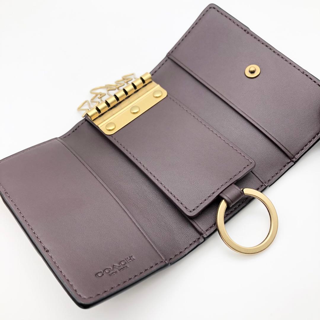 COACH 大人気！！ 6リング キーケース ホース アンド キャリッジ 新品